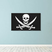 Toile Drapeau pirate (Insitu (Plancher de Bois))