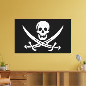 Toile Drapeau pirate (Insitu(Salon))