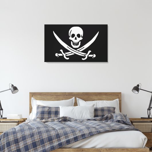 Toile Drapeau pirate (Insitu(Chambre))