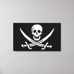 Toile Drapeau pirate