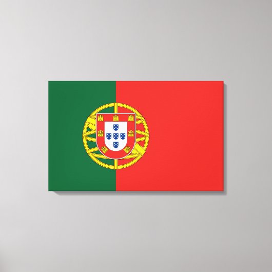 Toile Drapeau portugais Bandeira De Portugal (Recto)