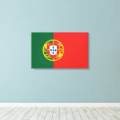 Toile Drapeau portugais Bandeira De Portugal (Insitu (Plancher de Bois))