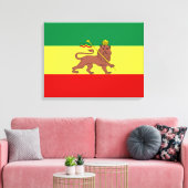 Toile Drapeau rastafarien (Rastafarianisme) (Rasta) (Insitu(Salon))