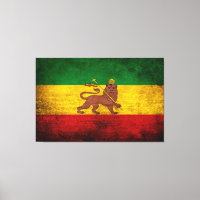 Drapeau rastafarien vintage Grunge