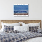 Toile Drapeau rouge forte houle (Insitu(Chambre))