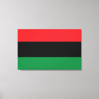 Drapeau rouge, noir et vert