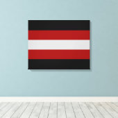 Toile Drapeau satanique (Satanisme) (Insitu (Plancher de Bois))