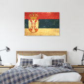 Toile Drapeau Serbie (Insitu(Chambre))