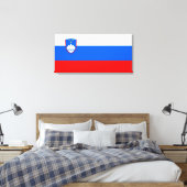Toile Drapeau slovène (Insitu(Chambre))