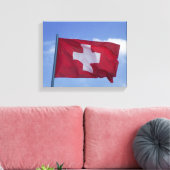 Toile Drapeau suisse RF) (Insitu(Salon))