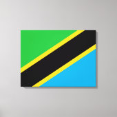 Toile Drapeau tanzanien (Recto)