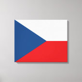 Toile Drapeau tchèque (Recto)