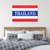 Toile Drapeau thaïlandais (Insitu(Chambre))