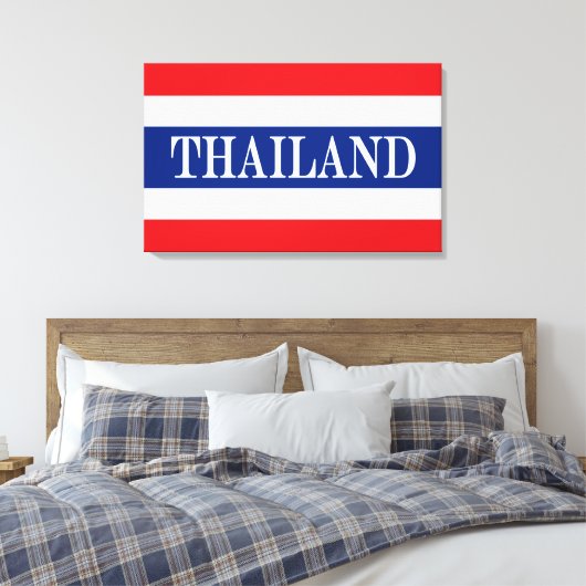 Toile Drapeau thaïlandais (Insitu(Chambre))