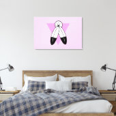 Toile Drapeau Triangle Rose Two-Spirit (Insitu(Chambre))