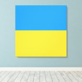 Toile Drapeau ukrainien (Insitu (Plancher de Bois))