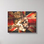 Toile Drapeau Union Jack UK gothique (Recto)