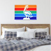 Toile Drapeau urbain de Saint-Pétersbourg (Floride) (Insitu(Chambre))