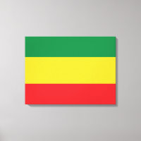 Drapeau vert, or (jaune) et rouge