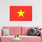 Toile Drapeau vietnamien (Vietnam) (Insitu(Salon))