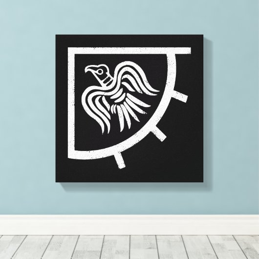 Toile Drapeau viking (Insitu (Plancher de Bois))