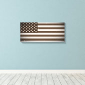 Toile Drapeau vintage des États-Unis (Insitu (Plancher de Bois))