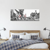 Toile Drapeau vintage féminin 1910 (Insitu(Chambre))