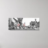 Toile Drapeau vintage féminin 1910 (Recto)