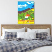 Toile Drapeaux de prière II (Insitu(Chambre))