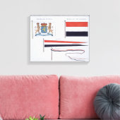 Toile Drapeaux du Royaume des Pays-Bas, d'une (Insitu(Salon))