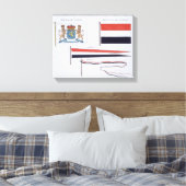 Toile Drapeaux du Royaume des Pays-Bas, d'une (Insitu(Chambre))