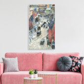 Toile Drapeaux sur la 57e rue par Frederick Childe Hassa (Insitu(Salon))