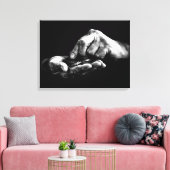 Toile Drawing de Black White Vintage (Insitu(Salon))