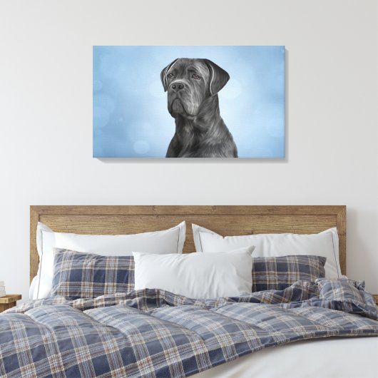 Toile Drawing dog Cane Corso (Insitu(Chambre))