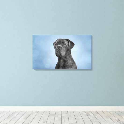 Toile Drawing dog Cane Corso (Insitu (Plancher de Bois))