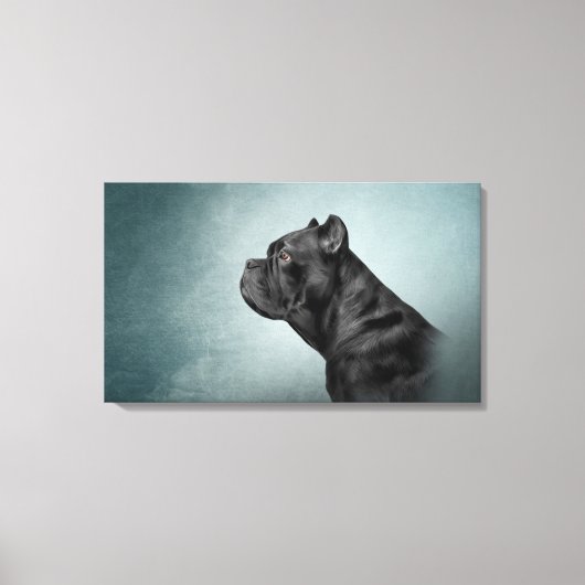 Toile Drawing dog Cane Corso (Recto)