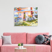 Toile Dream Beach Cottage à Paradise (Insitu(Salon))