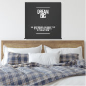 Toile Dream Big Acrylique Mur Art (Insitu(Chambre))