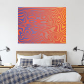 Toile Dream Flow l Abstract Trippy Pattern - No. 01 (Insitu(Chambre))