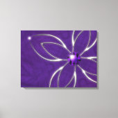 Toile Dream in Amethyst Canvas Print (Recto)