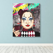 Toile Dream Wild | Arlequin gothique Jester Girl (Insitu (Plancher de Bois))