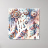 Toile Dreamcatcher sur un thème bohème (Recto)