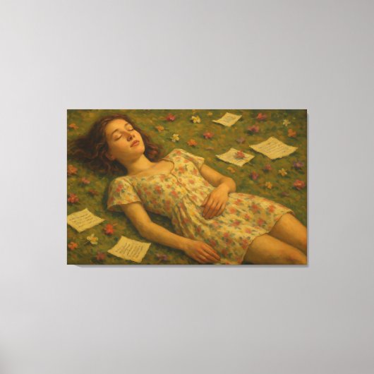 Toile Dreaming, creating and believing (Recto)