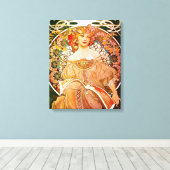 Toile Dreaming (Reverie) par Alphonse Mucha (Insitu (Plancher de Bois))