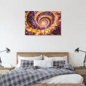 Toile Dreamscape de spirale dorée (Insitu(Chambre))