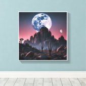 Toile Dreamscape du désert céleste (Insitu (Plancher de Bois))