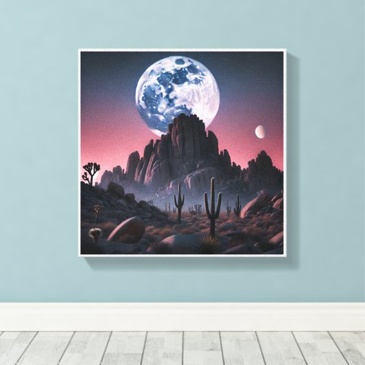 Toile Dreamscape du désert céleste (Insitu (Plancher de Bois))