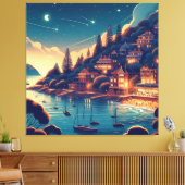 Toile Dreamy Coastal Night (Insitu(Salon))