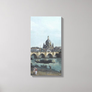 Toile Dresden Elbufer Vedute - Canaletto - Bellotto