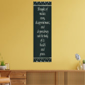 Toile Droit des citations de traction (Insitu(Salon))